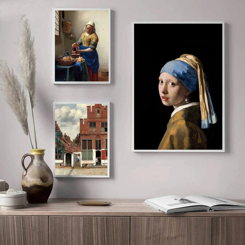 Johannes Vermeer 'Girl With a Pearl Earring' Wall Art