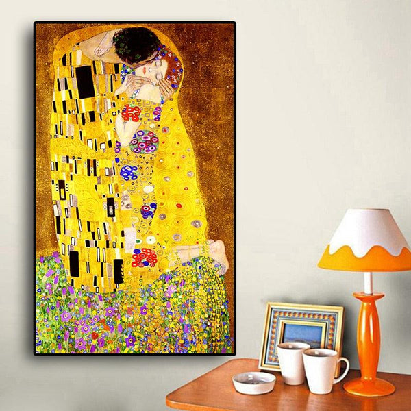 Gustav Klimt "The Kiss" Wall Art Prints - PAP Art Store