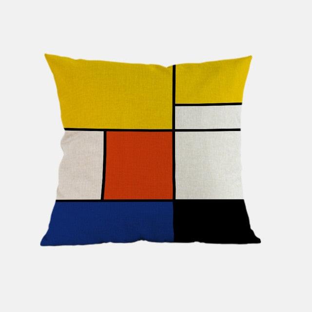 Piet Mondrian Decorative Pillow Case - PAP Art Store