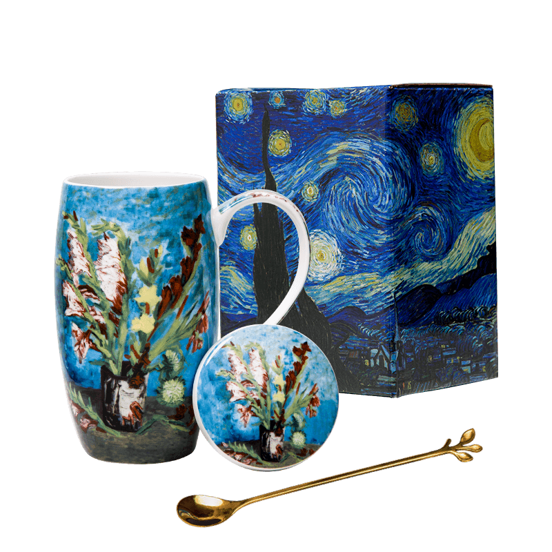 Van Gogh Artworks Bone Mug Gift Set - PAP Art Store