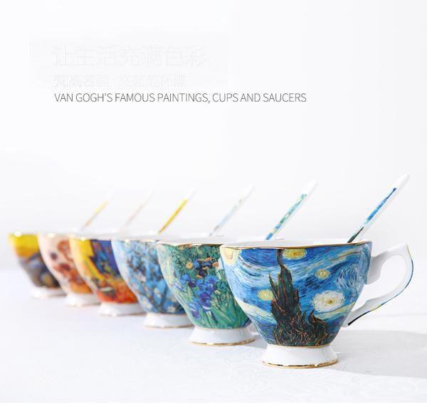 Exquisite Van Gogh Art Coffee Set - Art Store