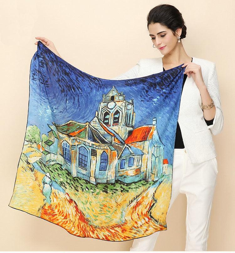 Silk Scarf Inspired Famous Oil Painting (More Designs) - Art Store