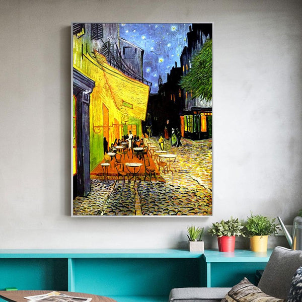 Van Gogh 'Cafe Terrace At Night' Wall Art - Art Store