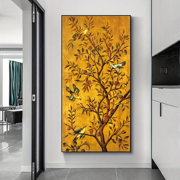 Fortune Tree and Birds Wall Art Print