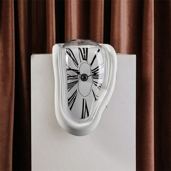 Novelty Dali Inspired Distorted Melting Wall Clock