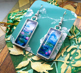 Claude Monet Artwork Glass Earrings