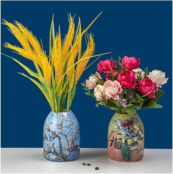 Van Gogh Ceramic Bone Vases