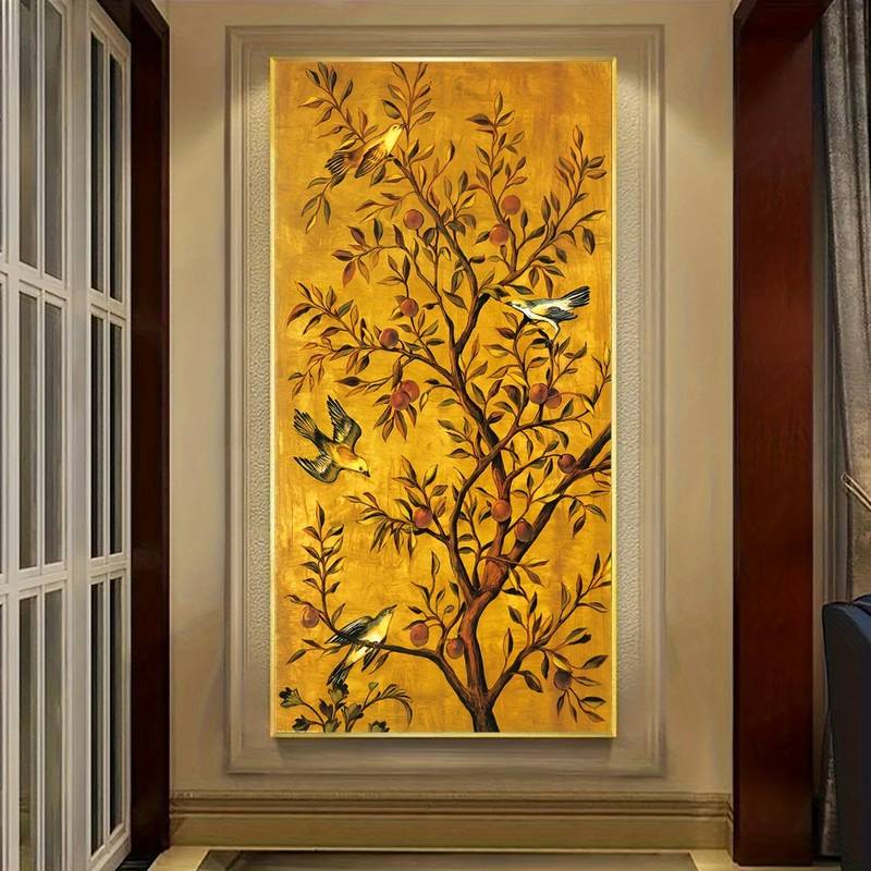 Fortune Tree and Birds Wall Art Print