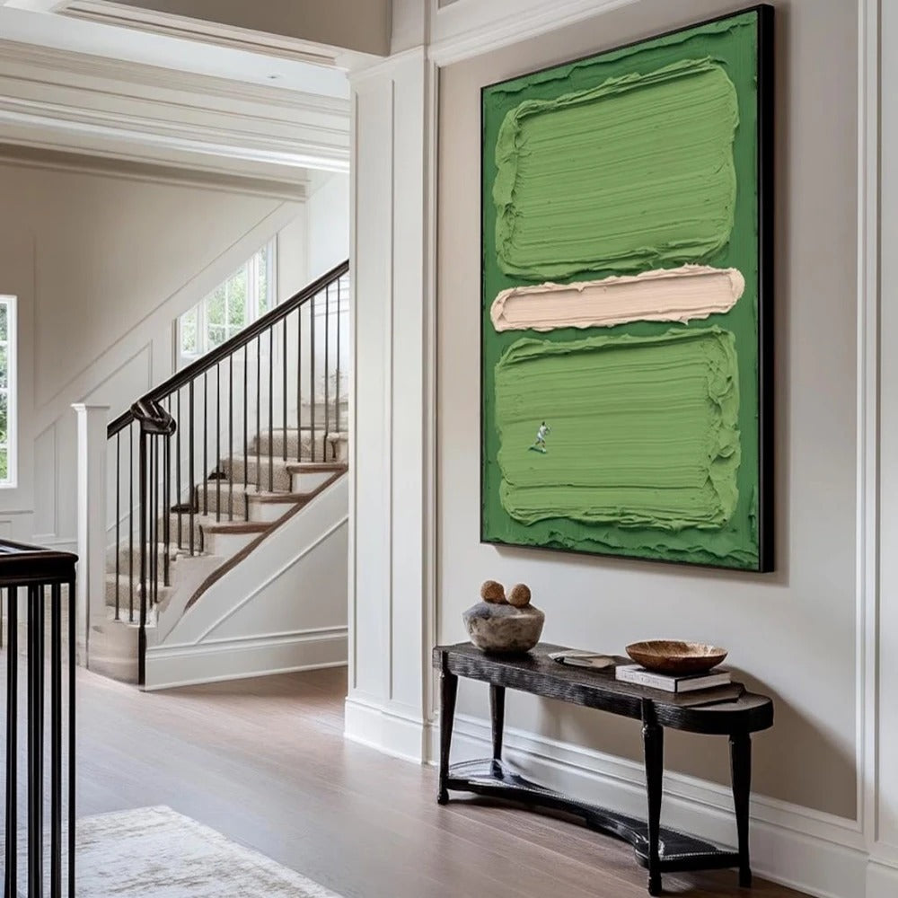 'Strokes and Serves' Oil Painting