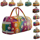 Hippie Van Quilted Duffle Bags