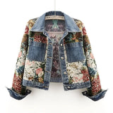 Hayley Floral Denim Jacket