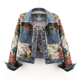 Hayley Floral Denim Jacket