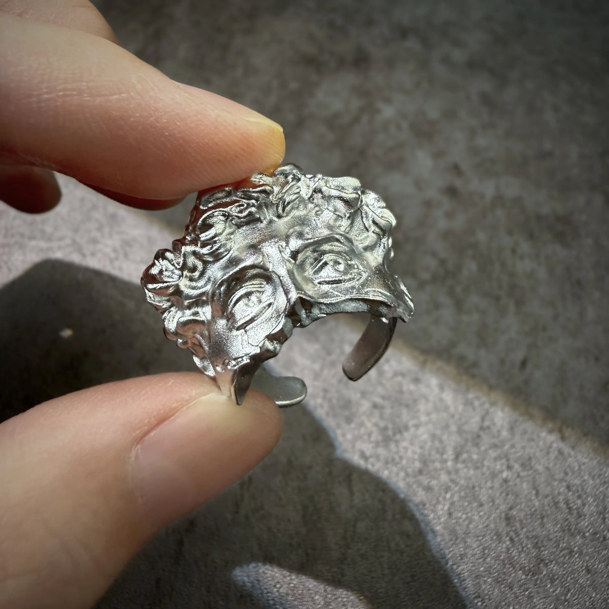 Half Face David Ring