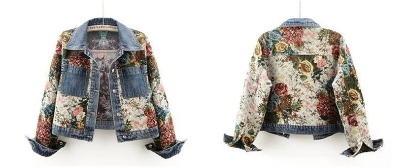 Hayley Floral Denim Jacket