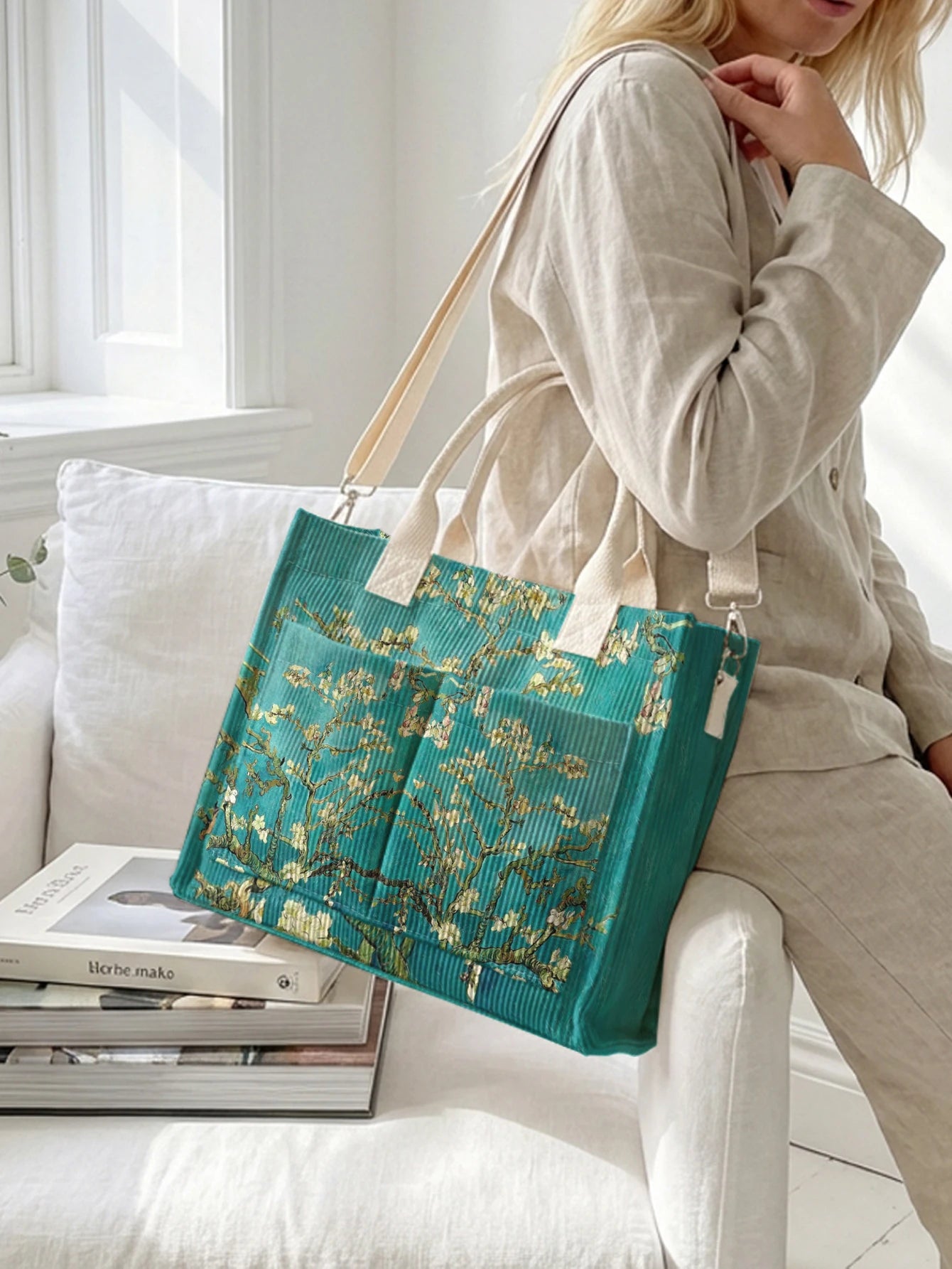 Almond Blossom Tote