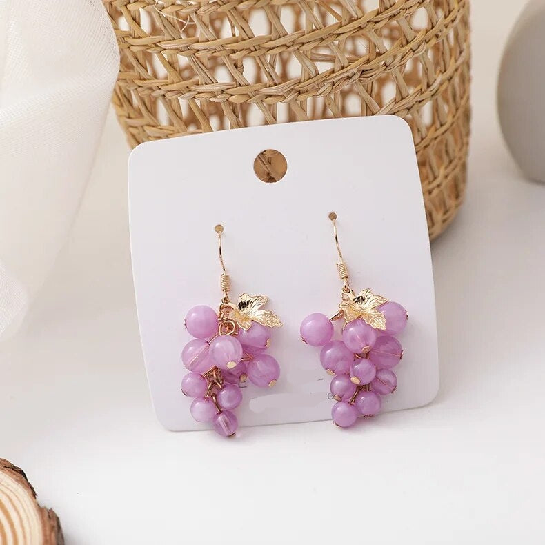 Grape Earrings