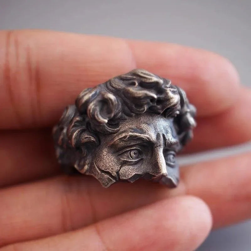 Half Face David Ring