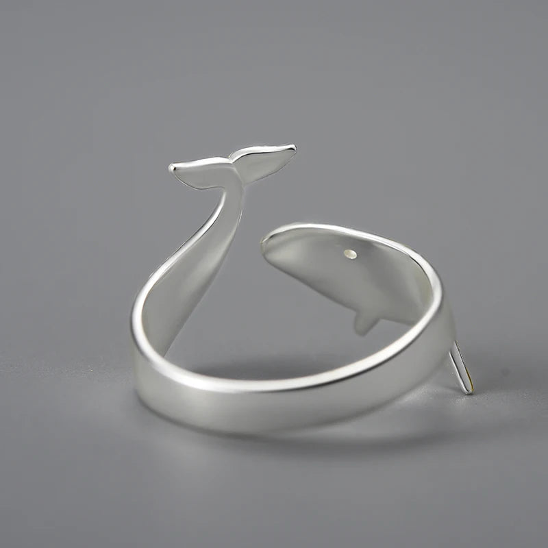 Whale adjustable Ring