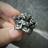 Half Face David Ring