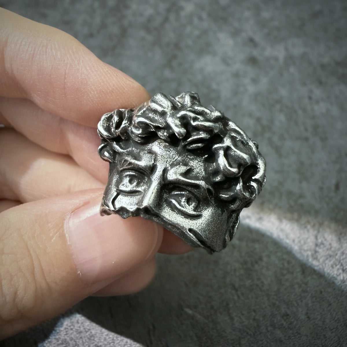 Half Face David Ring