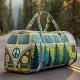 Hippie Van Quilted Duffle Bags