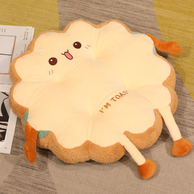 Cute Toast Stuffed Cushion