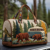 Hippie Van Quilted Duffle Bags