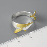 Whale adjustable Ring