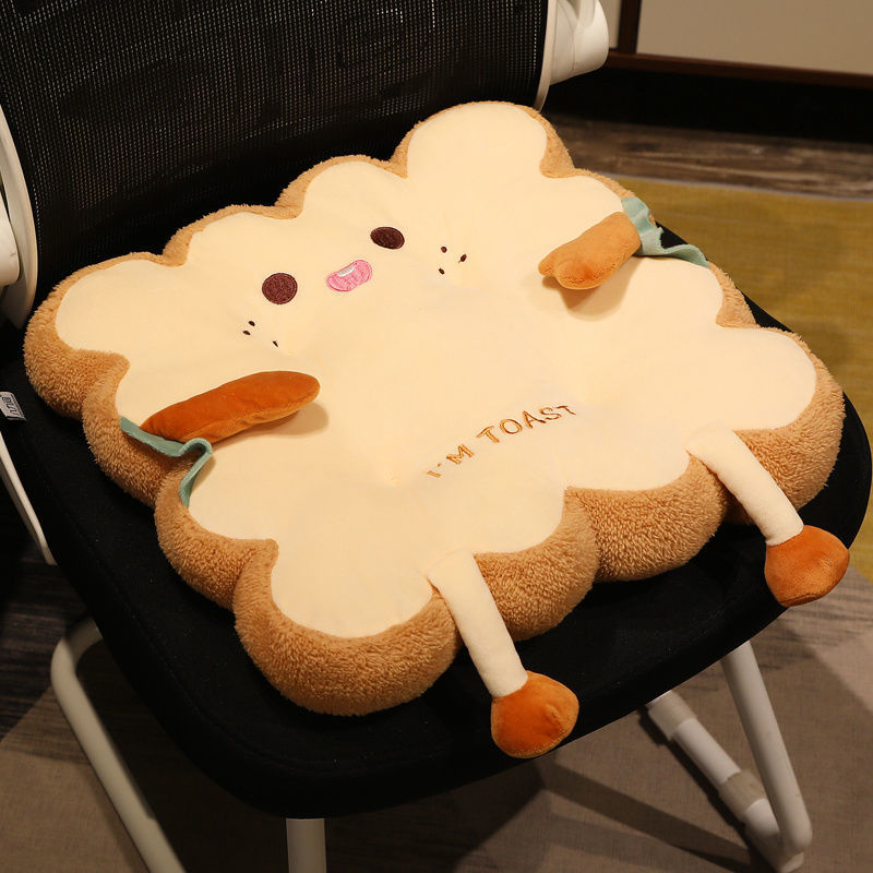 Cute Toast Stuffed Cushion