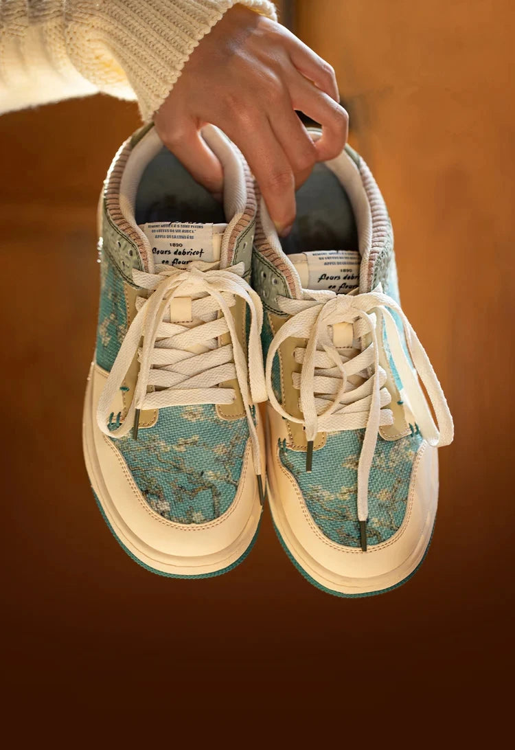 Almond Blossoms inspired Sneakers