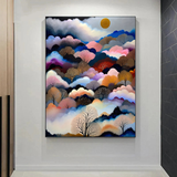 A dance of a misty, diverse forest