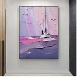 Sails in Rose Light