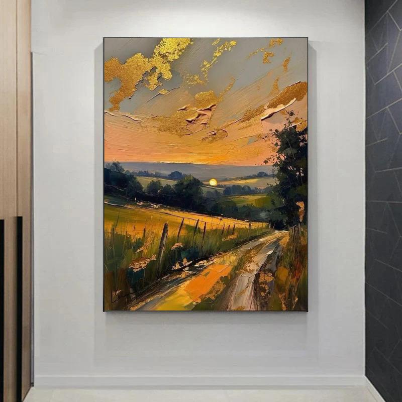 Sunset on the Country Lane