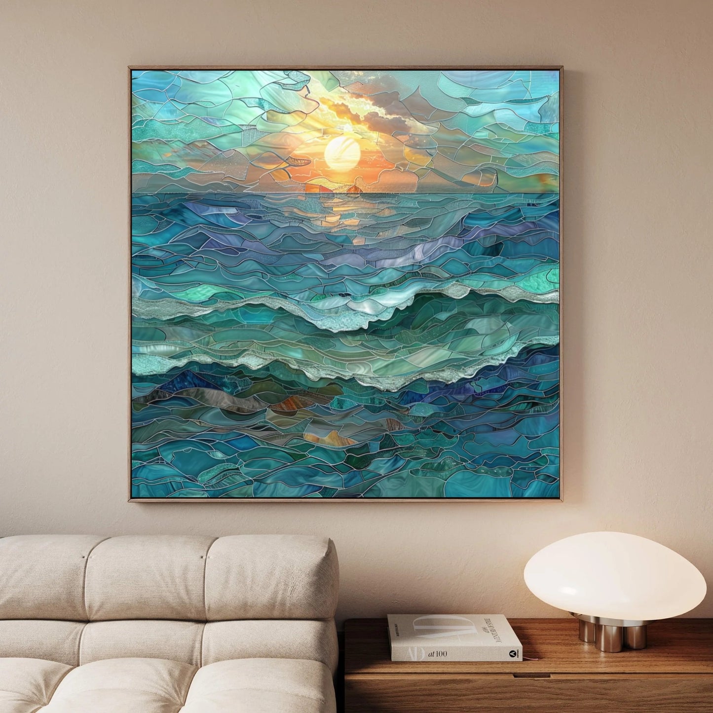 Stained Glass Sunset