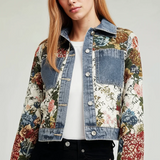 Hayley Floral Denim Jacket