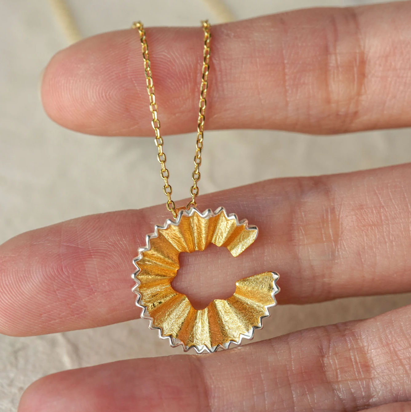 Pencil Shaving Necklace