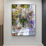 Flowers on the window