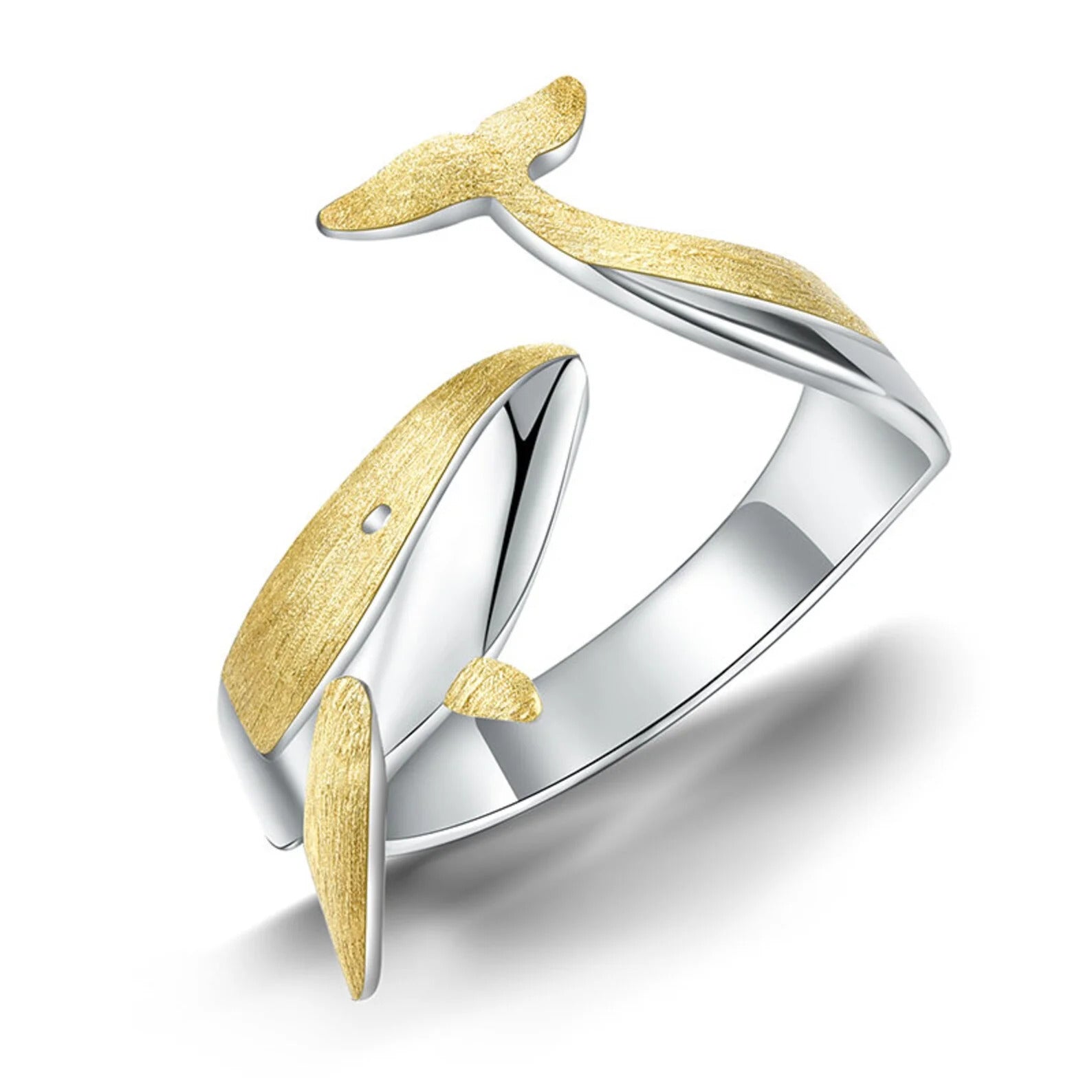 Whale adjustable Ring