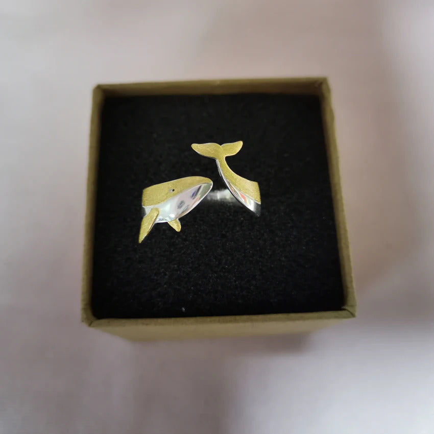 Whale adjustable Ring