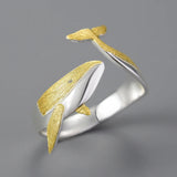 Whale adjustable Ring