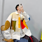 Geometric Abstract Oversized Jacket