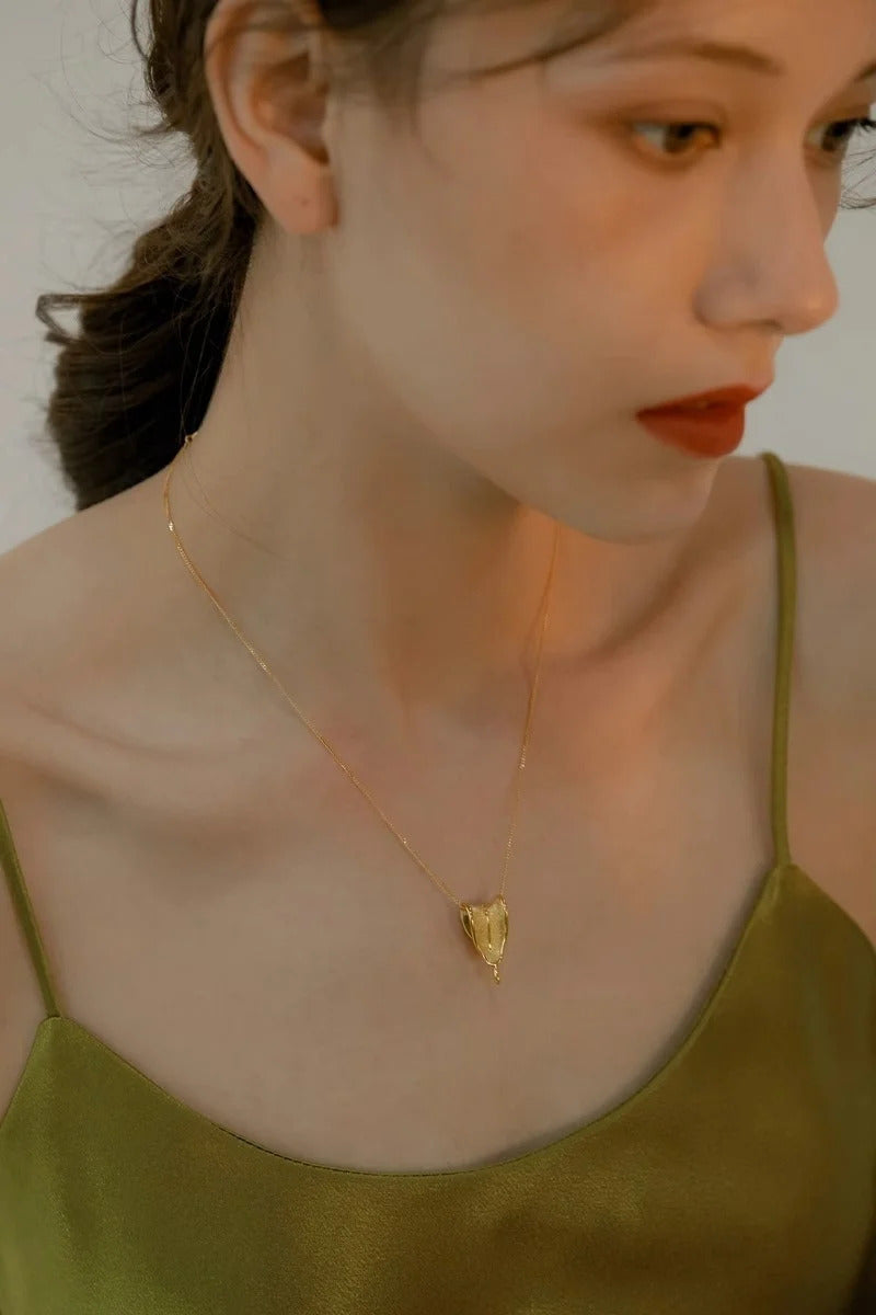 Dali's Melting Clock Necklace