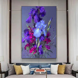 Iris and June flowers