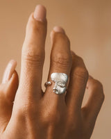 Unique Abstract Face Ring