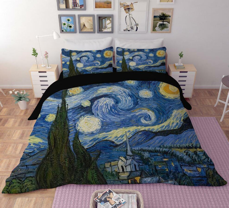 The Starry Night Bedding Duvet Cover Sets - Art Store