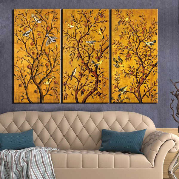 Fortune Tree and Birds Wall Art Print - PAP Art Store