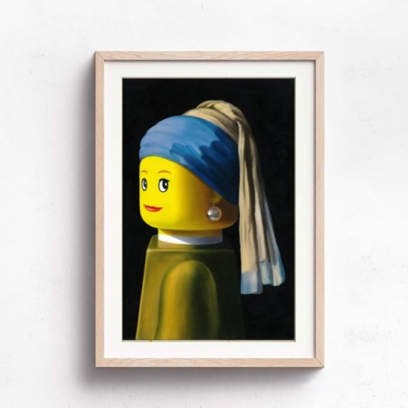 Lego Inspired Famous Wall Art Prints
