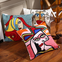 Picasso Embroidered Cushion Cover - PAP Art Store