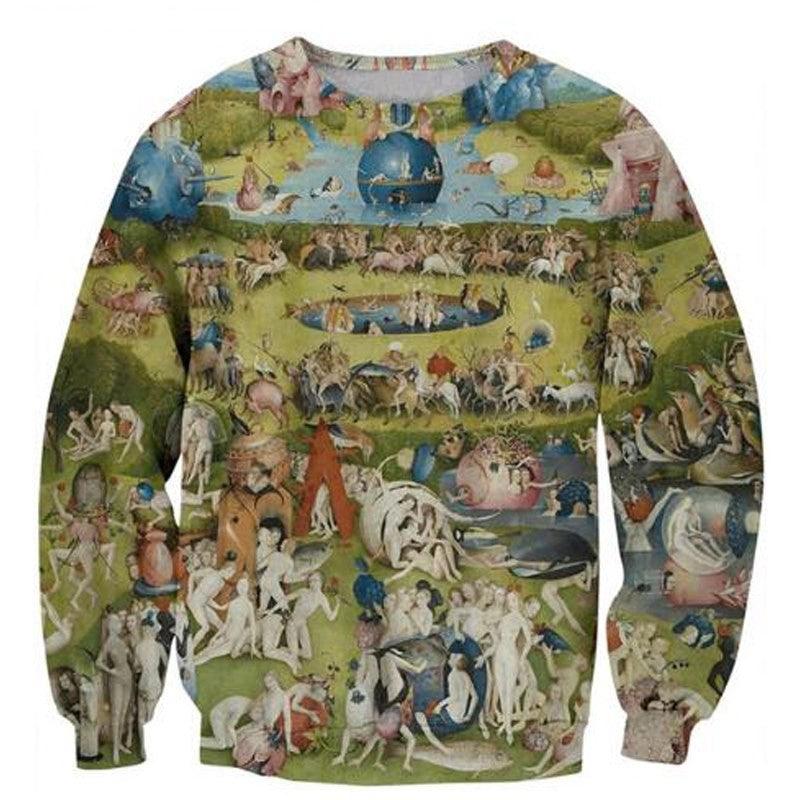 'Garden of Earthly Delight' Sweatshirt - Art Store