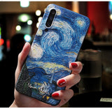 Embossed 3D Van Gogh Cases For Samsung (Latest)